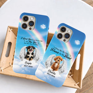 Custom Photo Loss Of Dog - Personalized Pet Memorial Phone Case