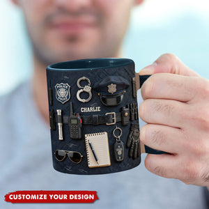 Police Officer - Personalized Police Officer Mug
