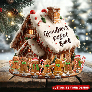 Grandma's Perfect Batch - Personalized Custom Shaped Acrylic Plaque