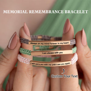 Personalized Custom Text Unisex Bracelet - Gift For Christmas