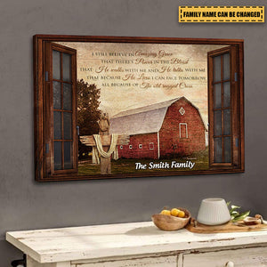 KISSFAITH-I Still Believe in Amazing Grace - Personalized Bible Verse Wall Art