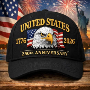 United States 250th Anniversary Patriotic Eagle Classic Cap