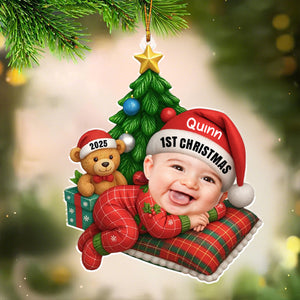 Cute Baby Sleeping - Personalized Acrylic Ornament