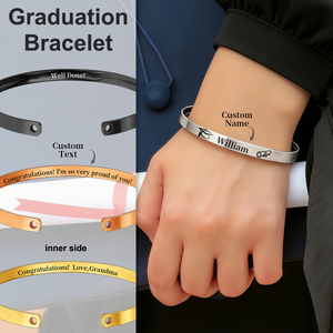 Class of 2026 Grad Bracelet - Custom Graduation Bracelet