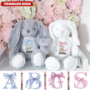 Easter Joy And Blessings From Above-Personalized Easter Bunny Plush Gift