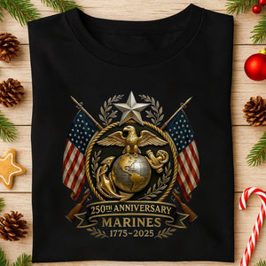 United States Marine Corps 250th Anniversary T-shirt, Gift For Him