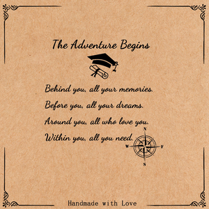 The Aldventure Begins - 2025 Graduate Compass Bracelet