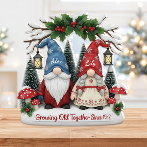 Growing Old Together Couple Plaque, Anniversary Keepsake
