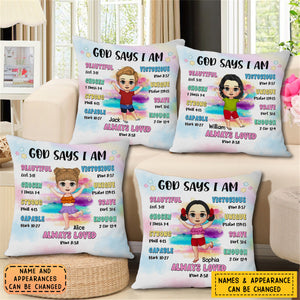 Gift For Granddaughter God Says Bibble Verses Pillowcase