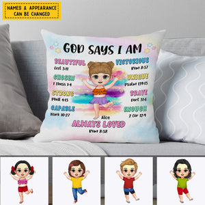 Gift For Granddaughter God Says Bibble Verses Pillowcase