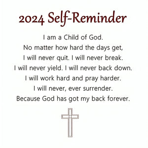 KISSFAITH-Child Of God Cross Ring, Sterling Silver Adjustable Ring