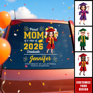 Go Where Your Dreams Take You - Personalized Graduation Decal Sticker