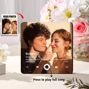 Personalized Music Photo Fridge Magnet