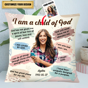 Daughter I Am A Child Of God Bible Verse Prayer Pillowcase