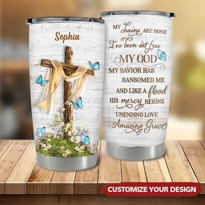Cross Chains Are Gone Personalized Tumbler