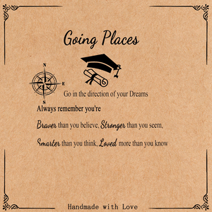 The Aldventure Begins - 2025 Graduate Compass Bracelet