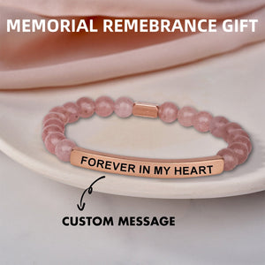 Personalized Custom Memorial Text Bracelet - Gift For Christmas