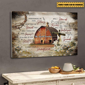 I Can Only Imagine - Personalized Christian Canvas