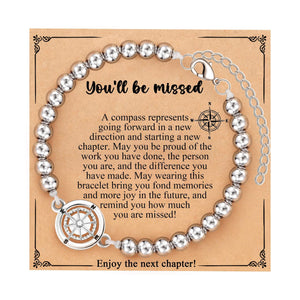 The Aldventure Begins - 2025 Graduate Compass Bracelet