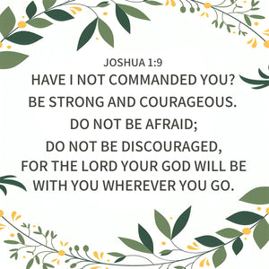 KISSFAITH-Joshua 1:9 Bracelet-Be Strong And Courageous