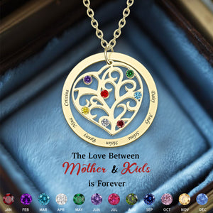 Tree of Life Necklace Family Tree Birthstone Necklace
