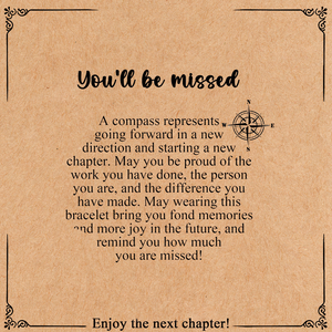 The Aldventure Begins - 2025 Graduate Compass Bracelet