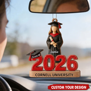 Personalized Celebrate Graduation With Custom Cap and Diploma Ornament