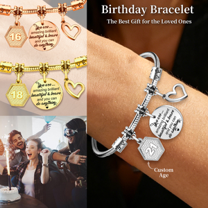 Personalized Custom Engraved Bracelet, Birthday Gift