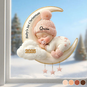Custom Baby's First Christmas Decal Sticker