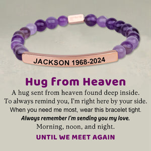 Personalized Custom Memorial Text Bracelet - Gift For Christmas