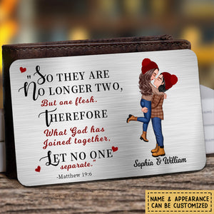 Custom Bible Verse Wallet Card Gifts For Christian Couple