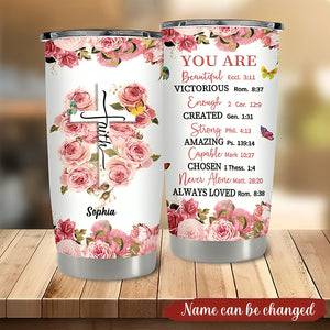 Personalized Tumbler- Inspirational Gift for Ladies