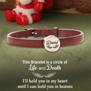 Personalized Memorial Ashes Urn Bracelet