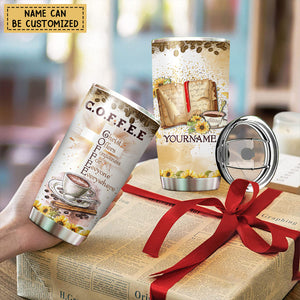 Premium Tumbler Personalized God Coffee