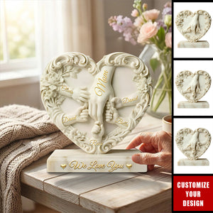 Hold Hand - Personalized Custom Acrylic Plaque