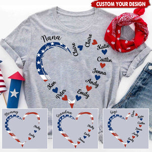 Home Is Where Your Grandma Is - Family Personalized Custom Unisex T-shirt