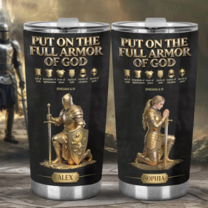 The Armor Of God Tumbler-Personalized Gifts For Christians