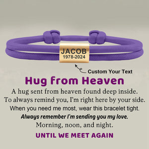 Personalized Custom Text Unisex Bracelet - Gift For Valentine's Day