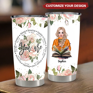 Lady Christian Gift - Birthday gift Inspirational Religion Jesus tumbler