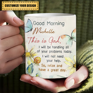 Morning Positive Christian Bible Study Gift Personalized Mug