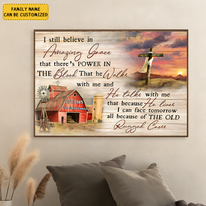 Jesus Canvas- I Still Believe in Amazing Grace