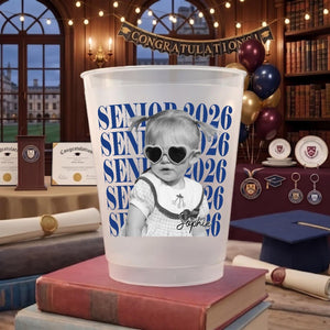 Senior Custom Vintage Photo - Personalized Cups