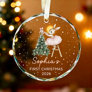Personalized Baby Christmas Ornament, Keepsake For Baby Girl Boy
