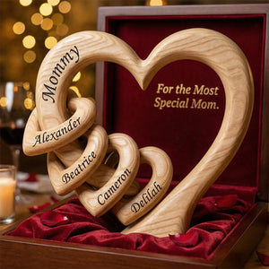 Mommy Heart  Plaque - Personalized Gifts For Mother's Day