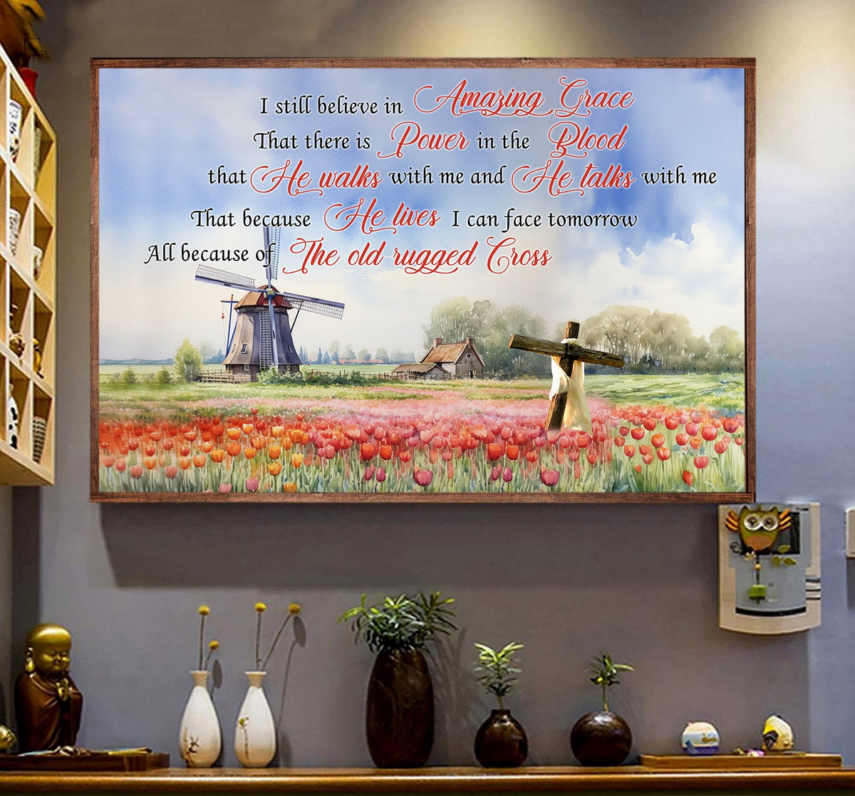 KISSFAITH-I Still Believe In Amazing Grace - Personalized Christian Canvas-Gift For Christians