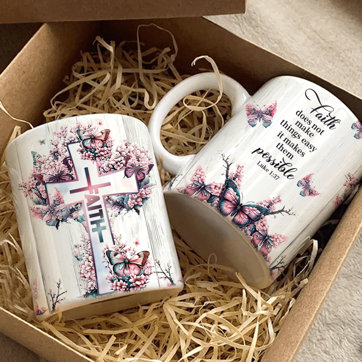 KISSFAITH-Faith Bible Verse Coffee Mug