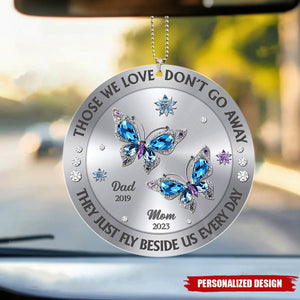 Those We Love Beside Us Every Day - Personalized Car Ornament