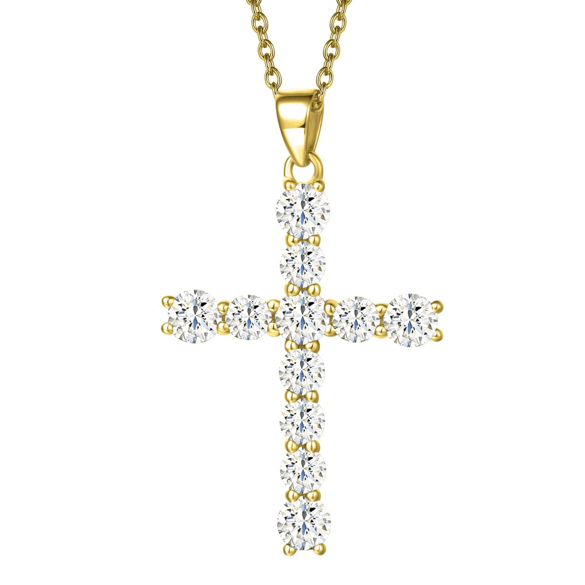 KISSFAITH-You Are - Personalized Cross Necklace