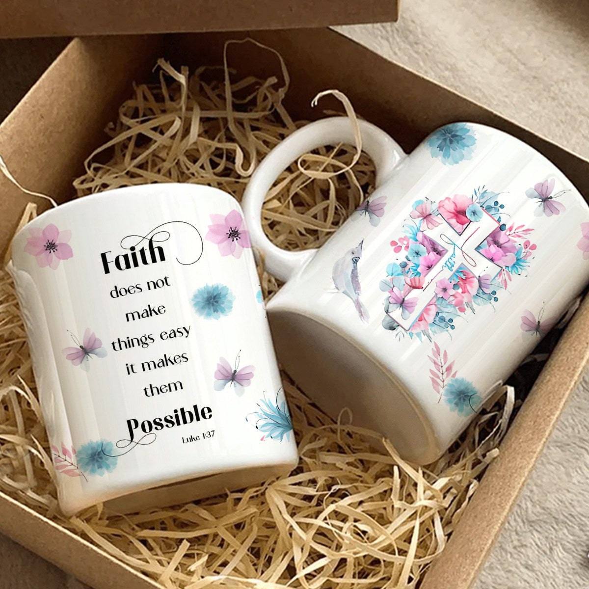 KISSFAITH-Faith Bible Verse Coffee Mug