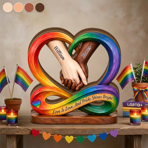 Personalized Wooden Plaque For LGBTQ ,Pride Month Gift